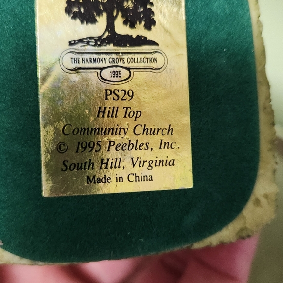 3 Piece Peebles Collection  1993 -1995 Pink House, Church  and Tobacco Barn - Picture 11 of 16